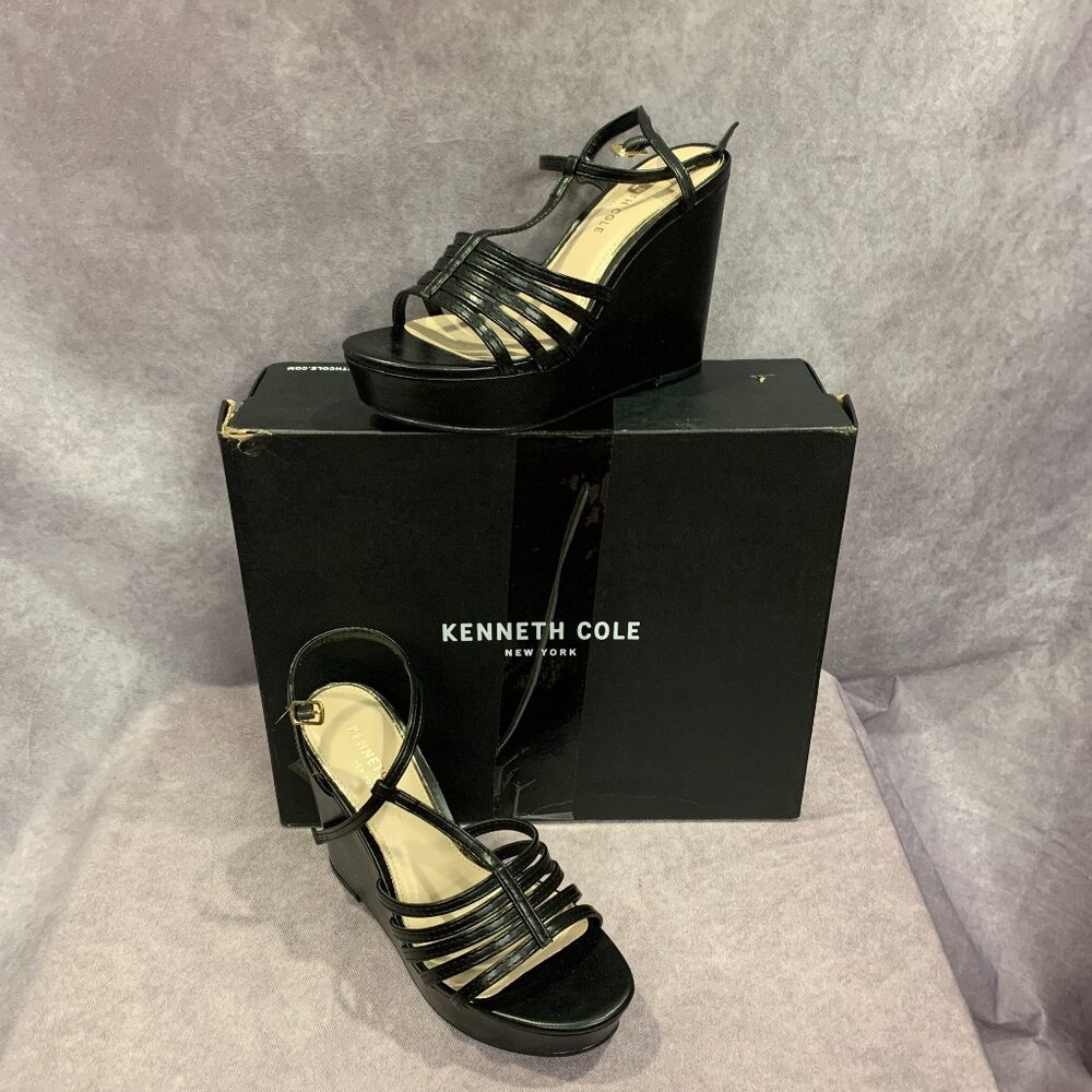 Kenneth Cole New York "Celia" Platform Wedge Sandals